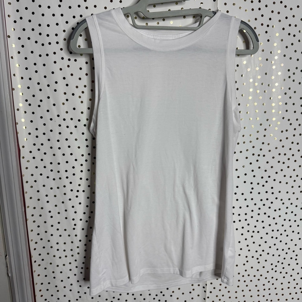 Athleta White Sleeveless Women's Top